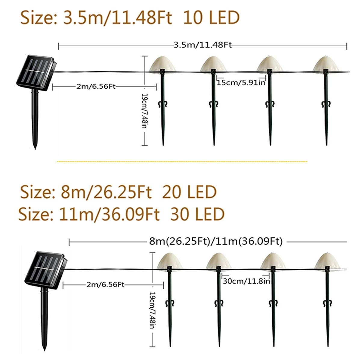 Mini Solar Mushlights™ - Transform your outdoor oasis with glowing mushrooms [last day discount]
