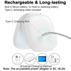 Signil™ Mini LED 10x Magnifying Cosmetic Mirror with different light settings, USB chargeable