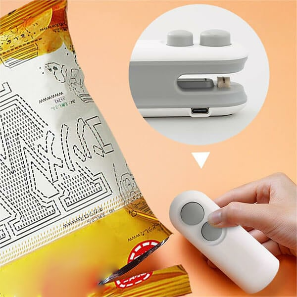 ZipKeeper | Mini Bag Sealer, Portable 2-in-1 Tool [Last Day Discount]