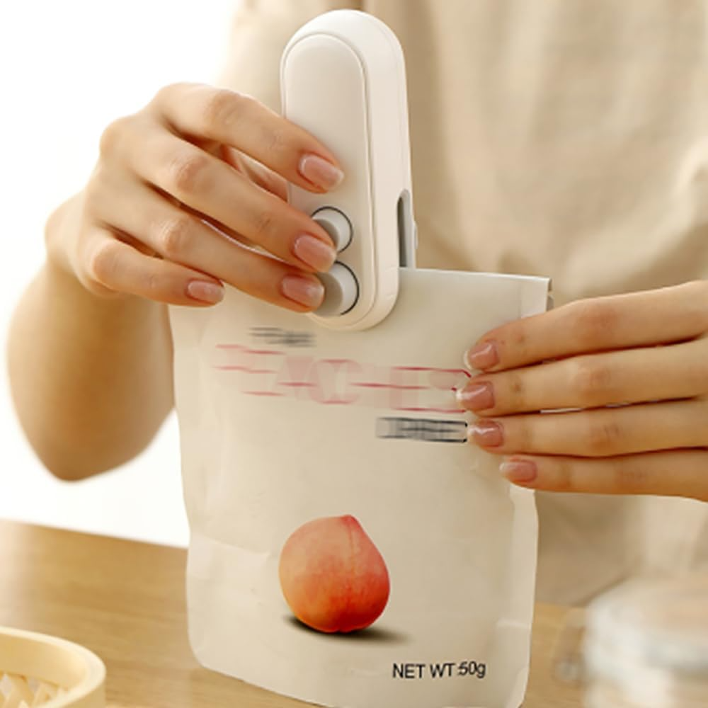 ZipKeeper | Mini Bag Sealer, Portable 2-in-1 Tool [Last Day Discount]