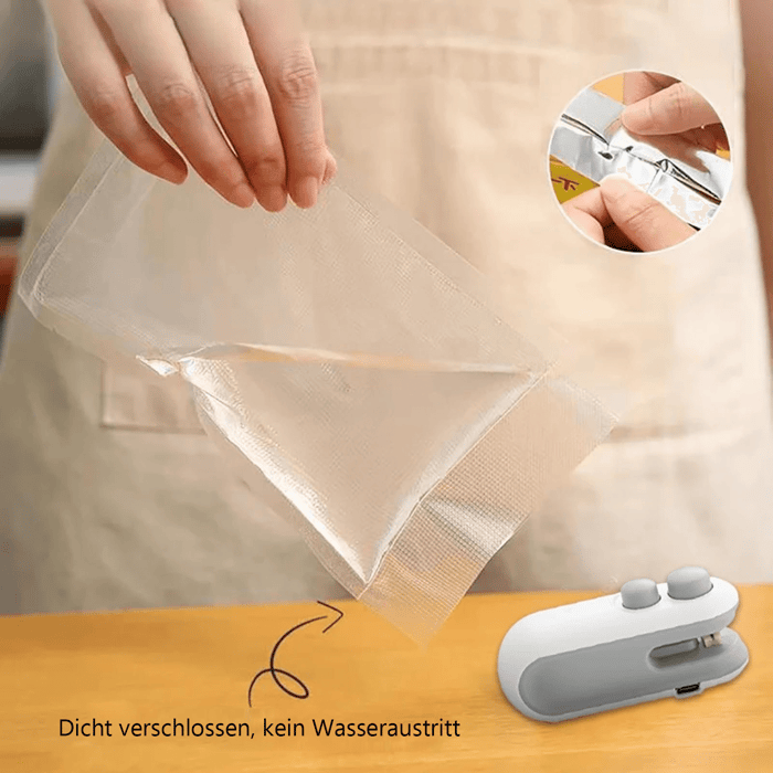 ZipKeeper | Mini Bag Sealer, Portable 2-in-1 Tool [Last Day Discount]