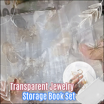 | Gempage Transparent Jewelry Storage Book