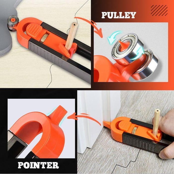 | Dimedge Multi-Functional Contour Profile Gauge with Lock