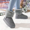 Pluschie - Plush snow ankle boots for ladies