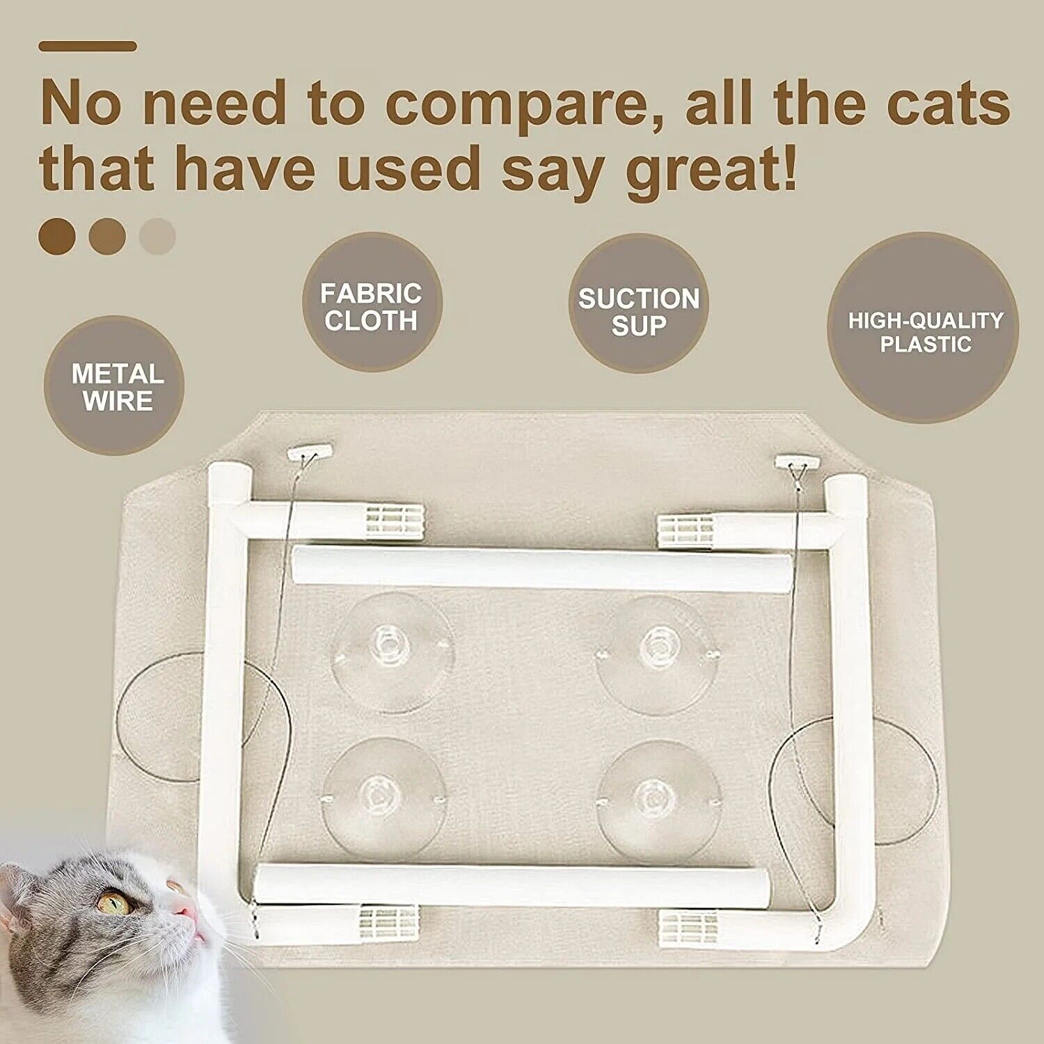 PawRest™ - Foldable hammock for cats