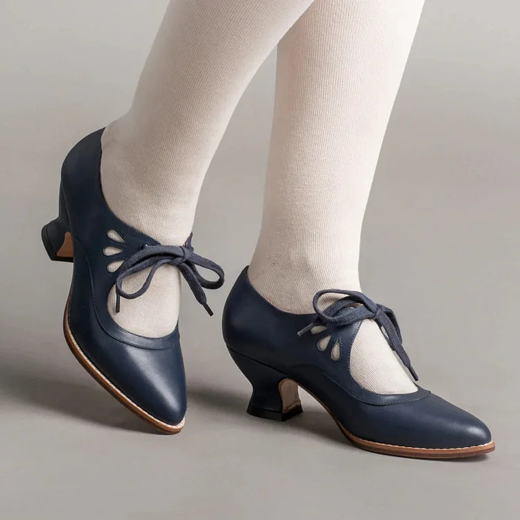 Orrie™ - Leather high heel orthopaedic shoes