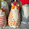 BUY 1 GET 1 FREE - Cattique Polka Dot Cat Vase