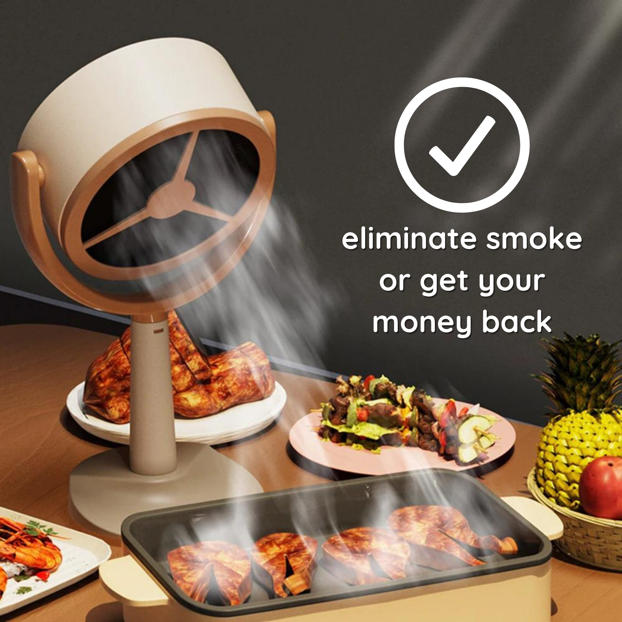 SmokeSmell™ - Extractor hood with adjustable angle
