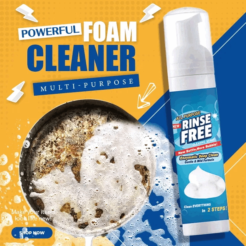 RinseFree | Powerful foam cleaner【Last day discount】