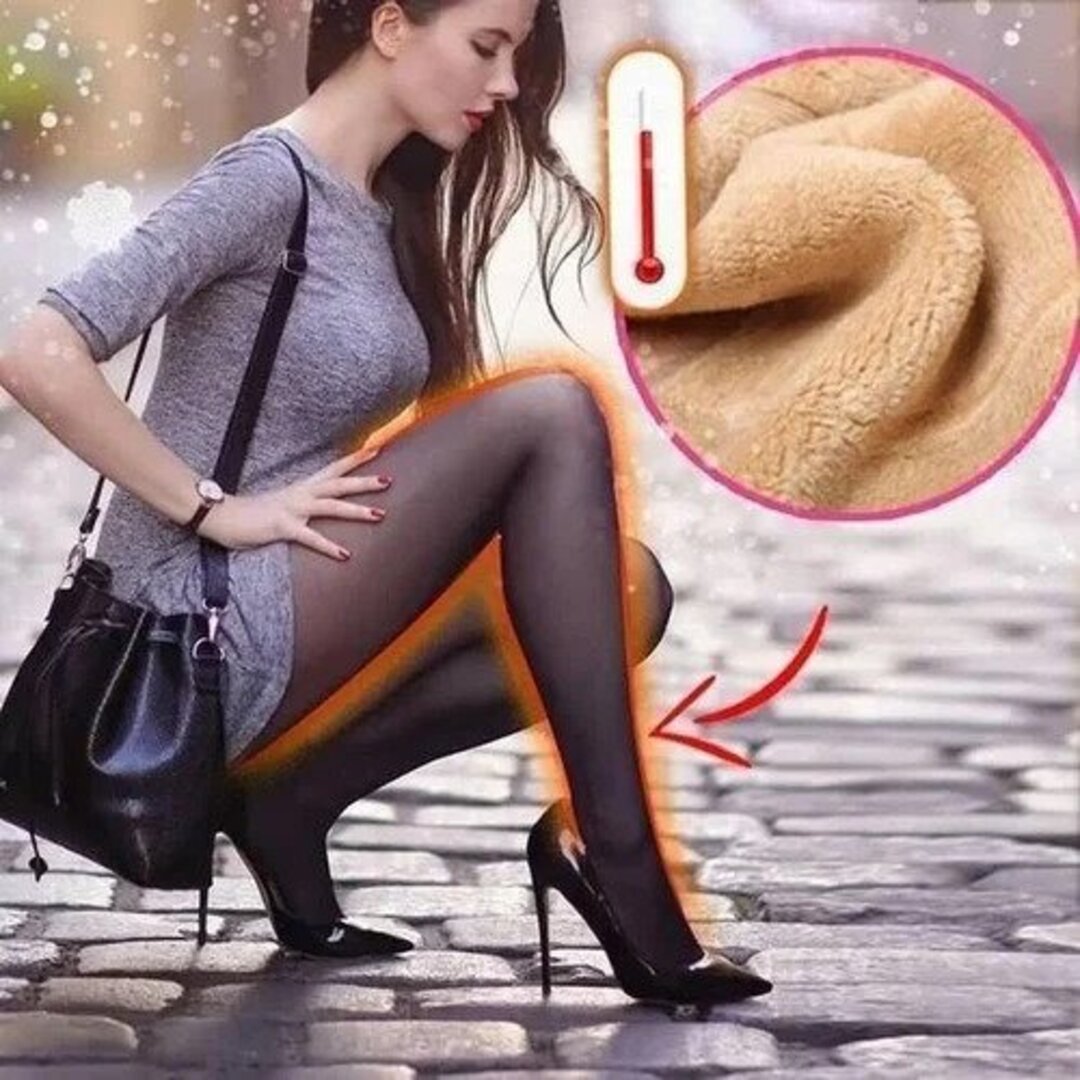 FleeceLeggins™ | Warm super stretch plush tights