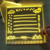 BrightBoard™ - LED-Notiztafel mit Farbstiften