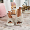 Fuzzpaws Criss-Cross Plush Slippers