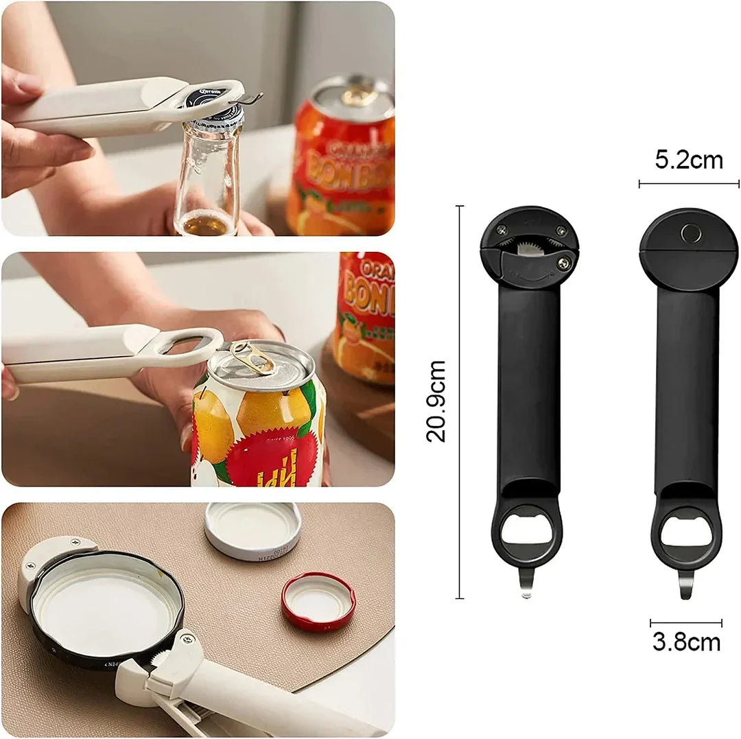 GripEase™ - Multifunctional Retractable Bottle Opener