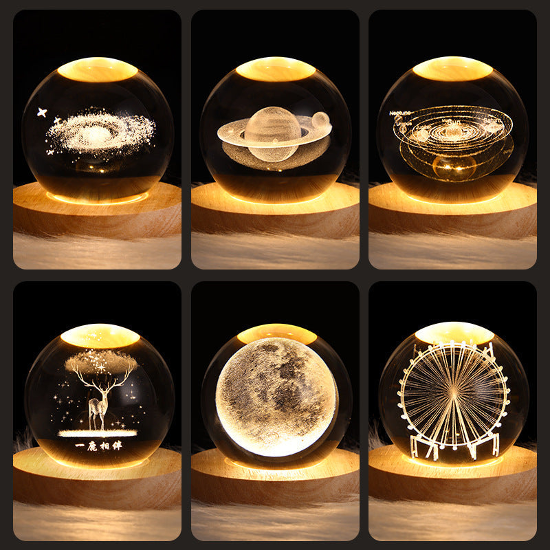 CelestialOrb™ - 3D Lamp Crystal Ball Night Lamp Table Lamp
