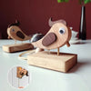 | Peckabell Handcrafted Wooden Woodpecker Doorbell