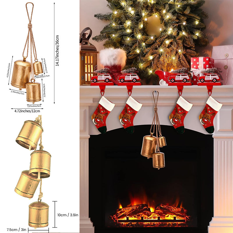 Xebella™ Christmas Cow Bell Decor