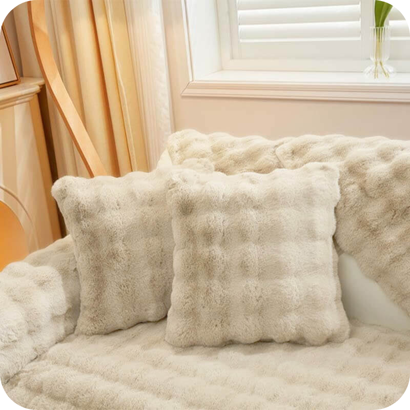 Plushy - Luxurious sofa protection, ultimate comfort and softness!