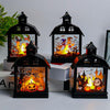 Illuminova Vintage Halloween Lantern with Flameless Candle - Set of 4