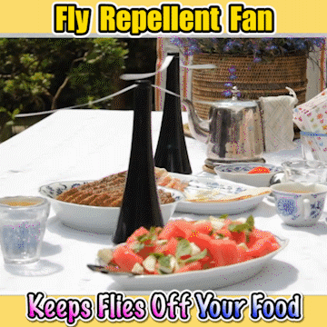 BuzzAway - Fly repellent fan
