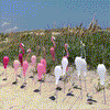 WhirlWing™ - Dancing Birds Garden Metal Art