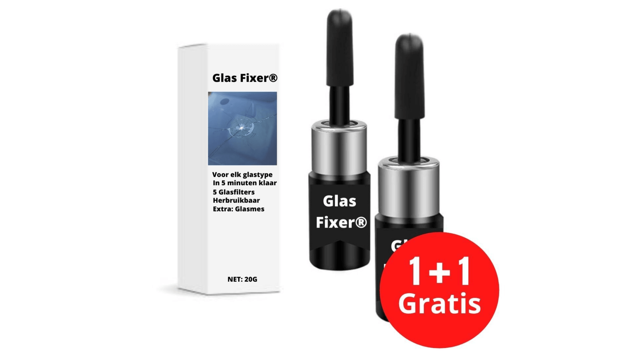 Glass Fixer® Your glass is repaired in 5 minutes