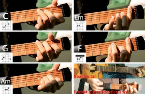 PortableGuitar™ - Portable Guitar Chord Trainer