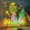 BrightBoard™ - LED-Notiztafel mit Farbstiften