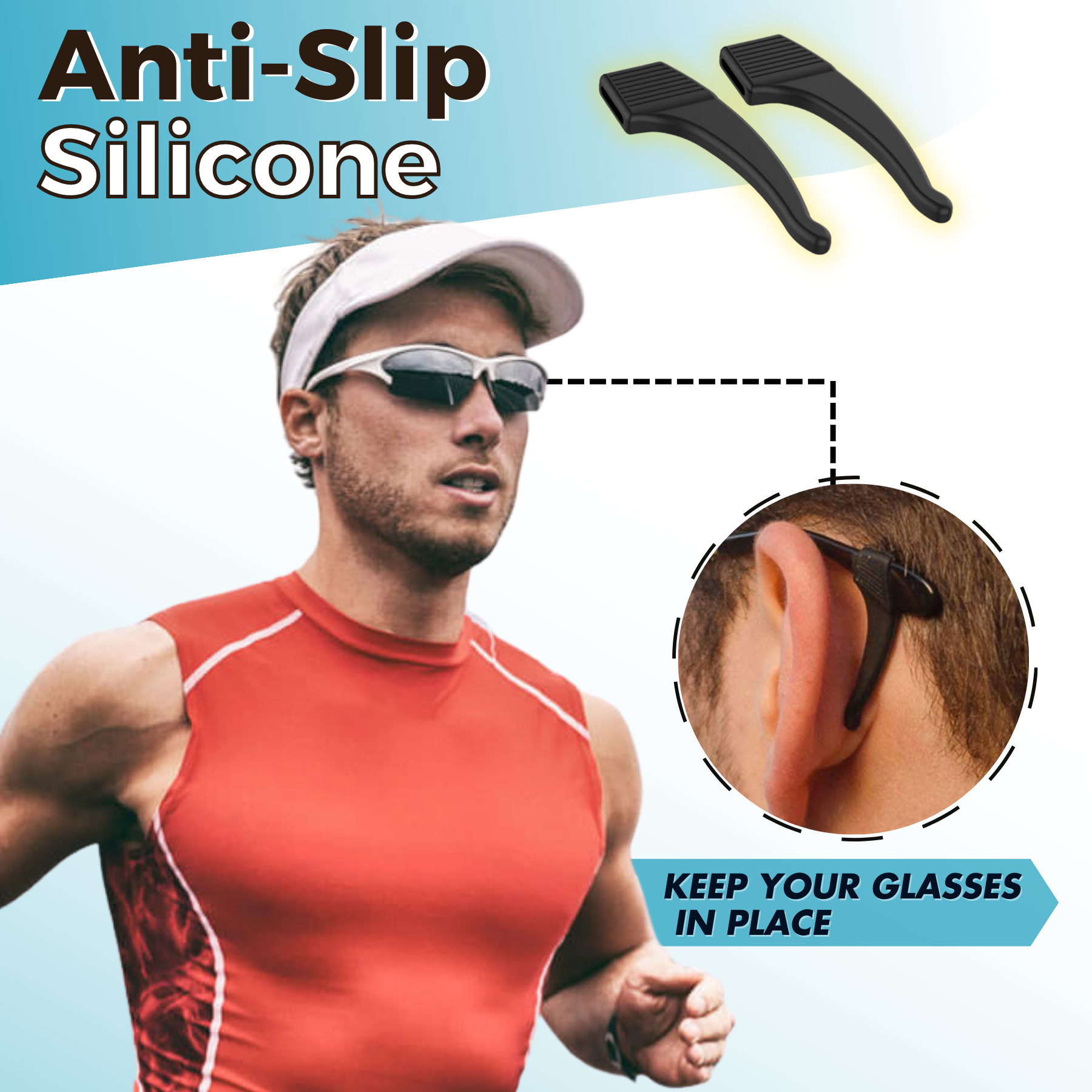 Noslip - Non-slip grips for glasses