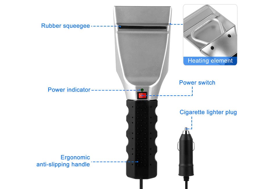 Car Scraper™ - 12V car heated electric windshield ice scraper snow melter removal [last day discount]