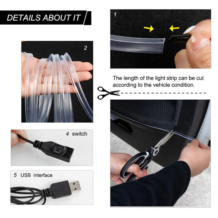 AutoPulse™ - Multicolor Car Strip Lights