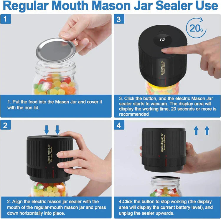 FreshLock™ - Glass capper