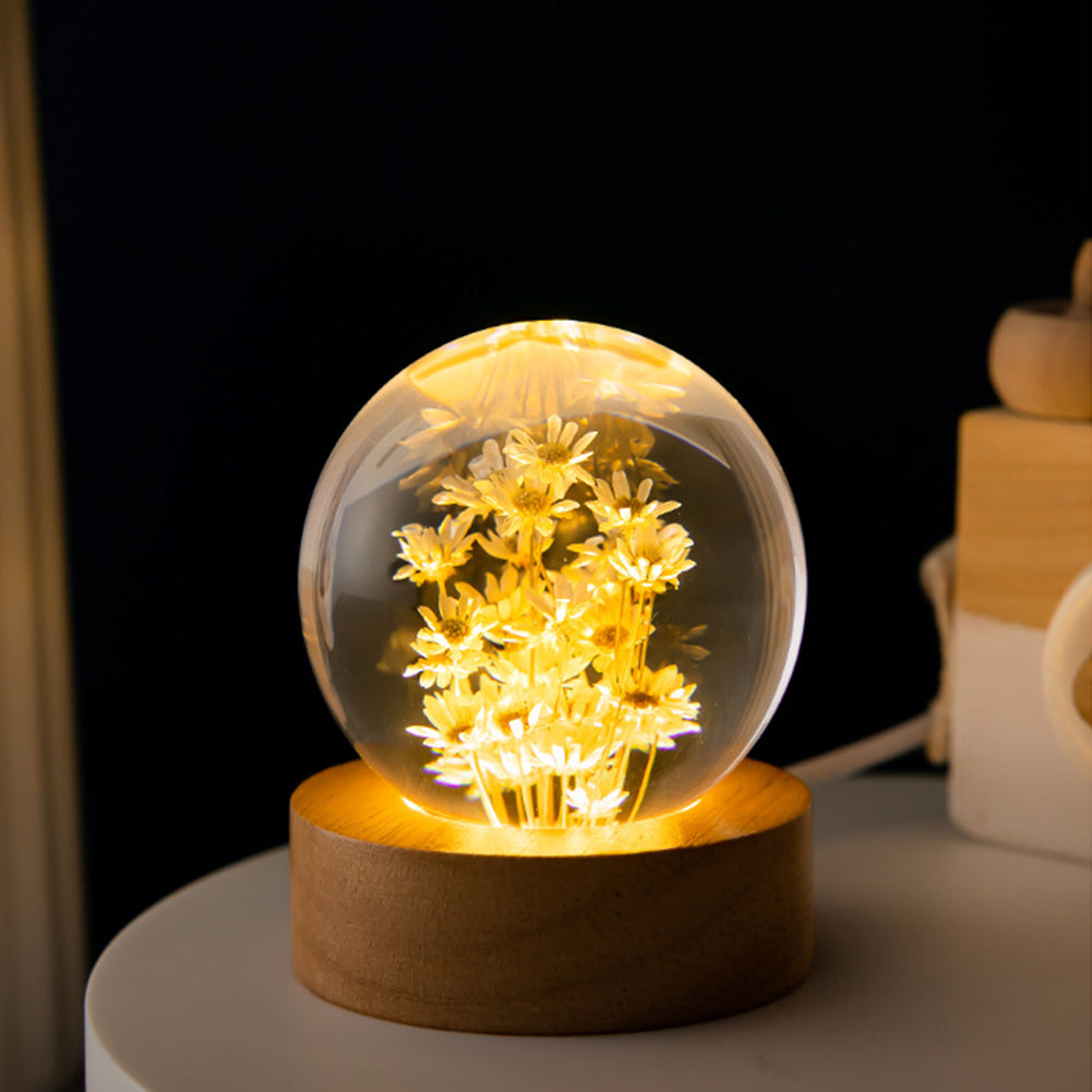 | Crysnight Mini Crystal Ball Night Light