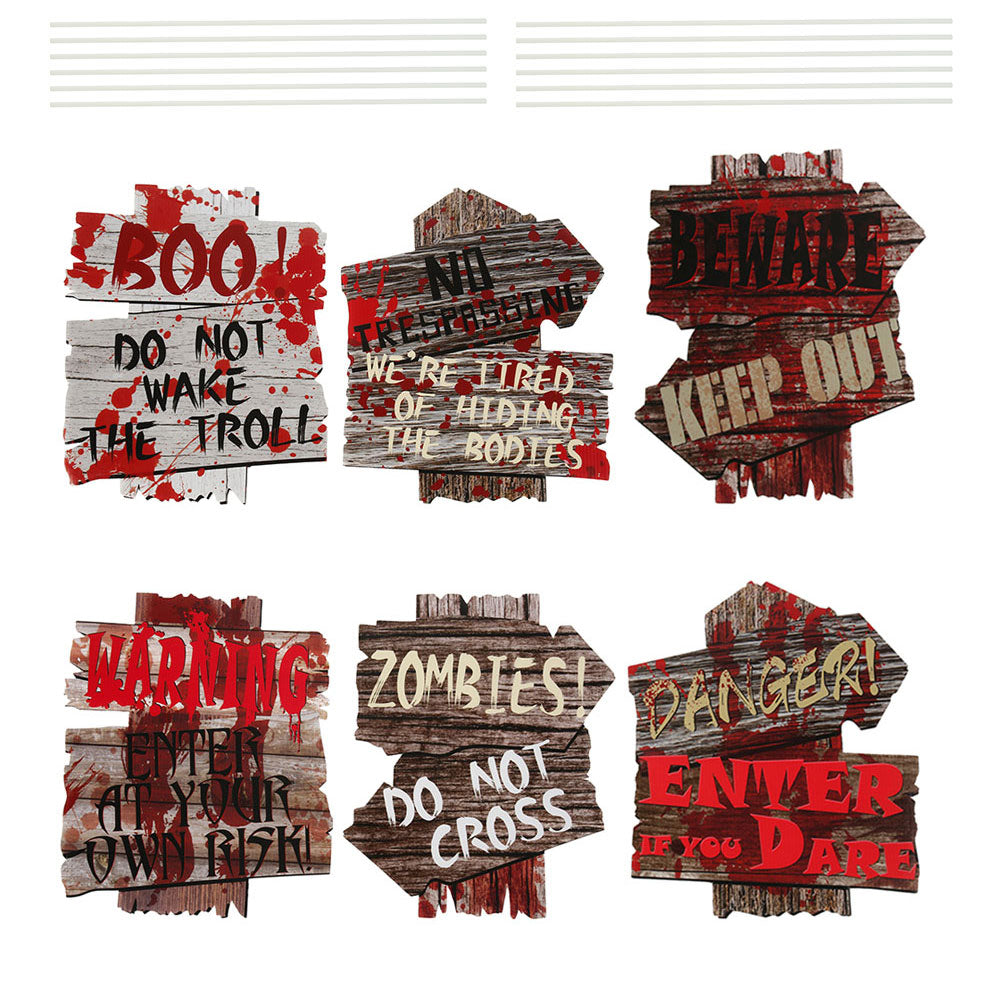 | Creepstake 6pc Halloween Yard Signs