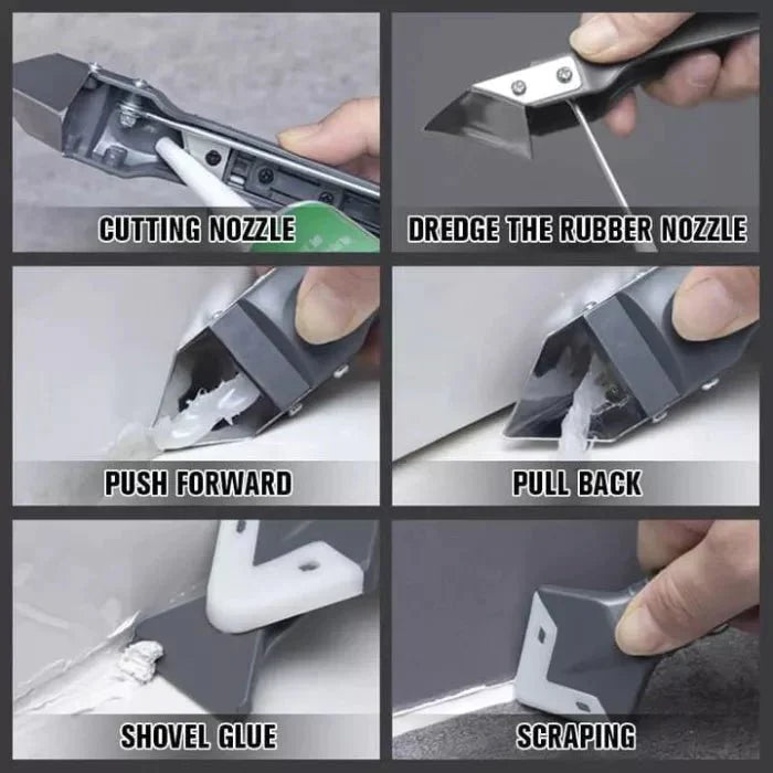1+1 FREE | AngleScraper | 3 In 1 Glass Glue Angle Scraper