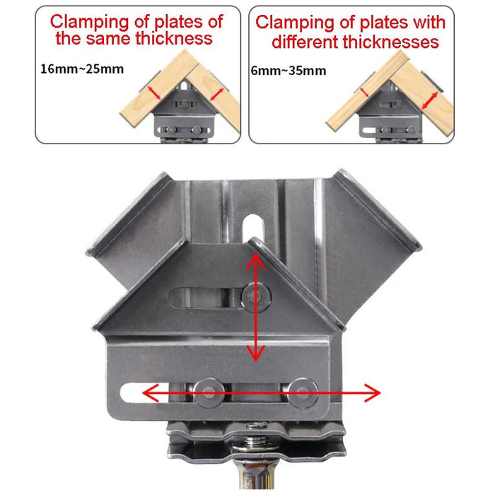| Angleklips 2-Pc Stainless Steel Right Angle Clamp Set