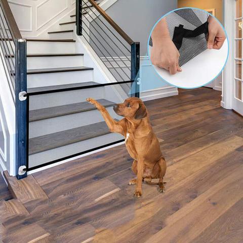 Safety gate pet/child retractable drill-free