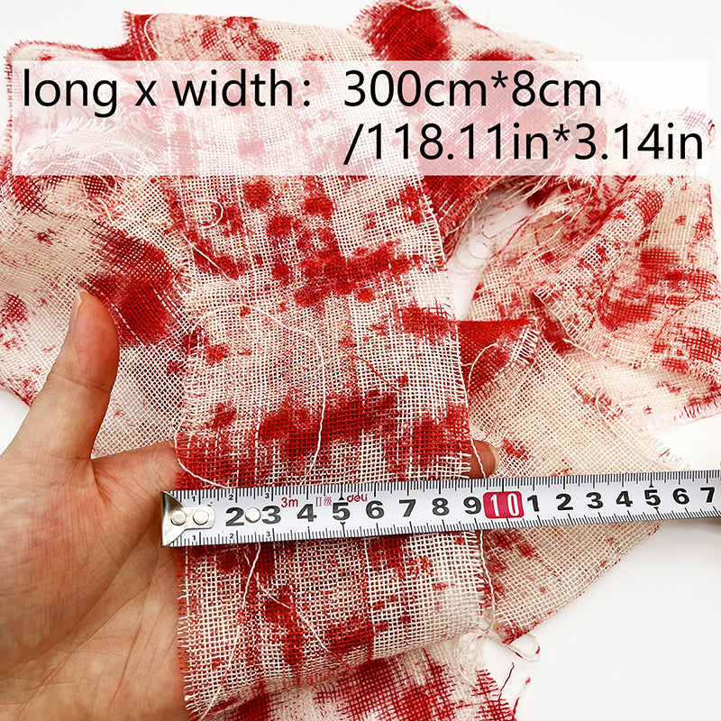 | Hallowick 3m Bloody Cloth Strips for Halloween