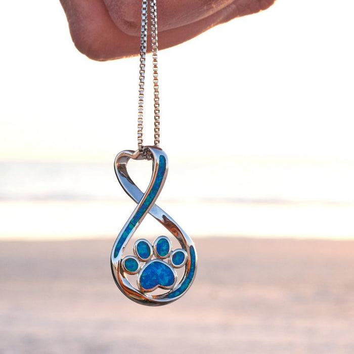 | Pawelry Eternal Paw Print Jewelry Set