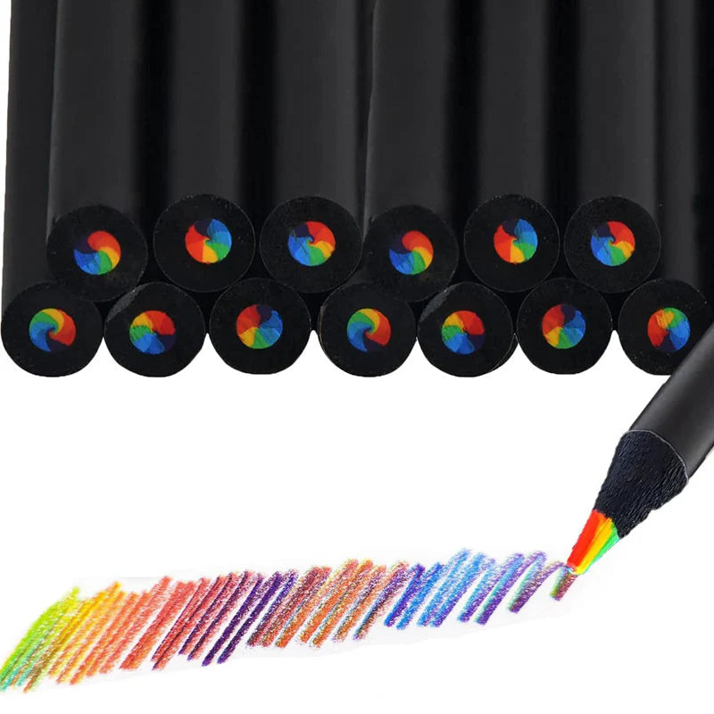 ColorWave™ Gradient Rainbow Color Pencil (12pcs) |