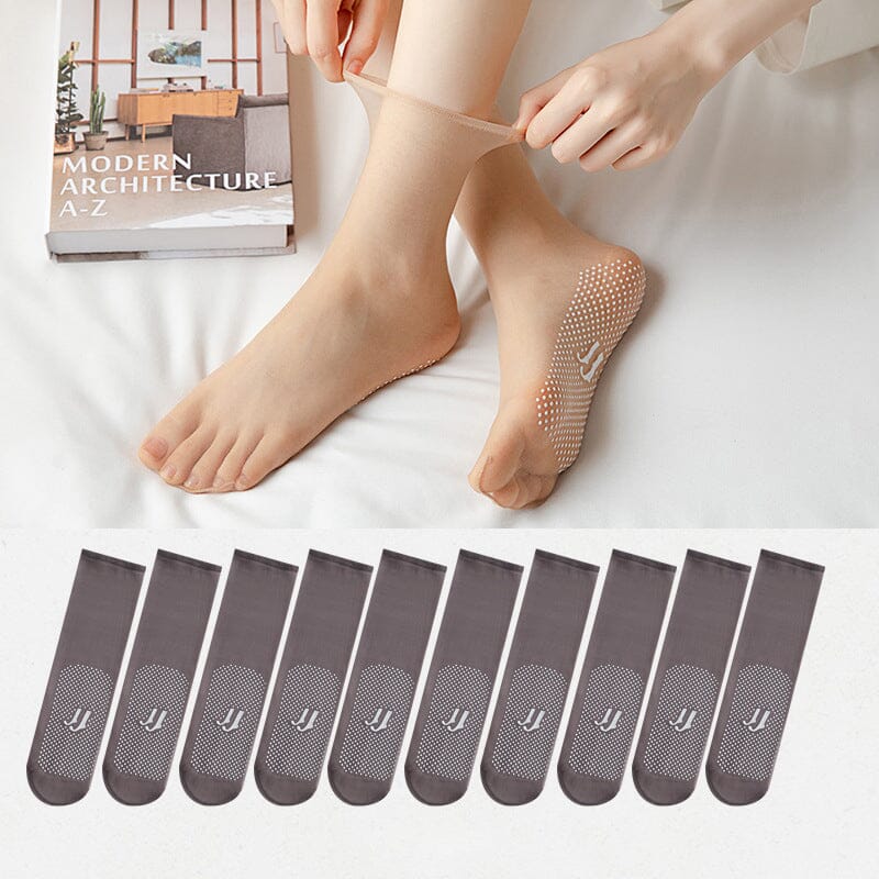 CrystalSocks™ - Invisible, non-slip Crystal Silk socks [last day discount]