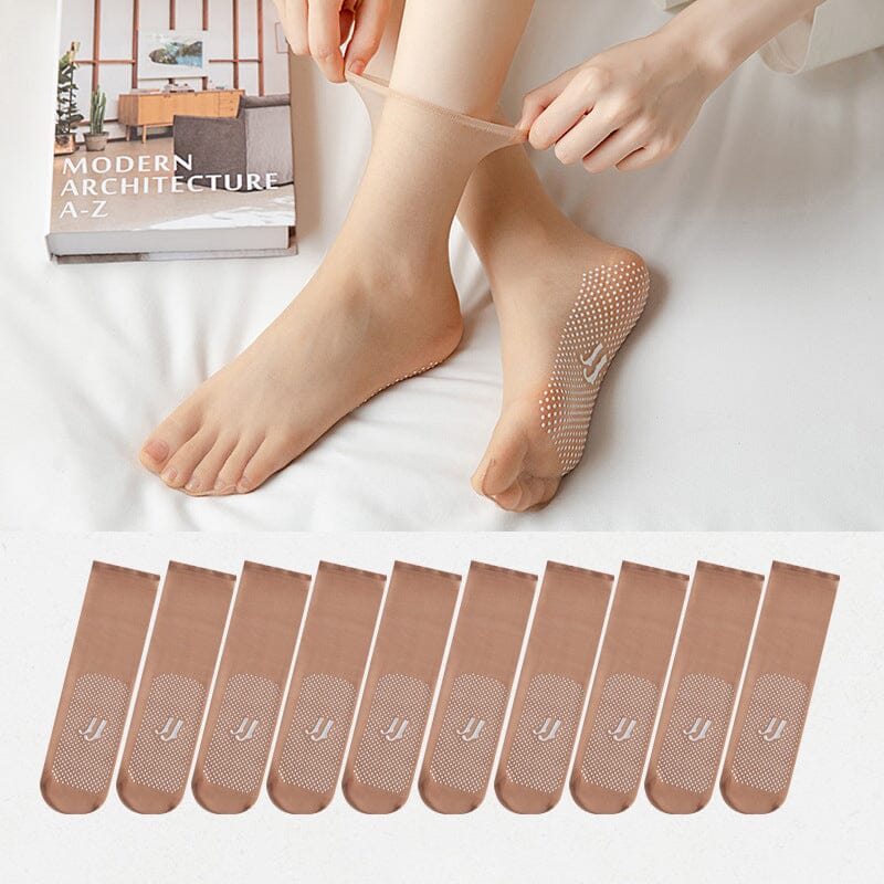 CrystalSocks™ - Invisible, non-slip Crystal Silk socks [last day discount]
