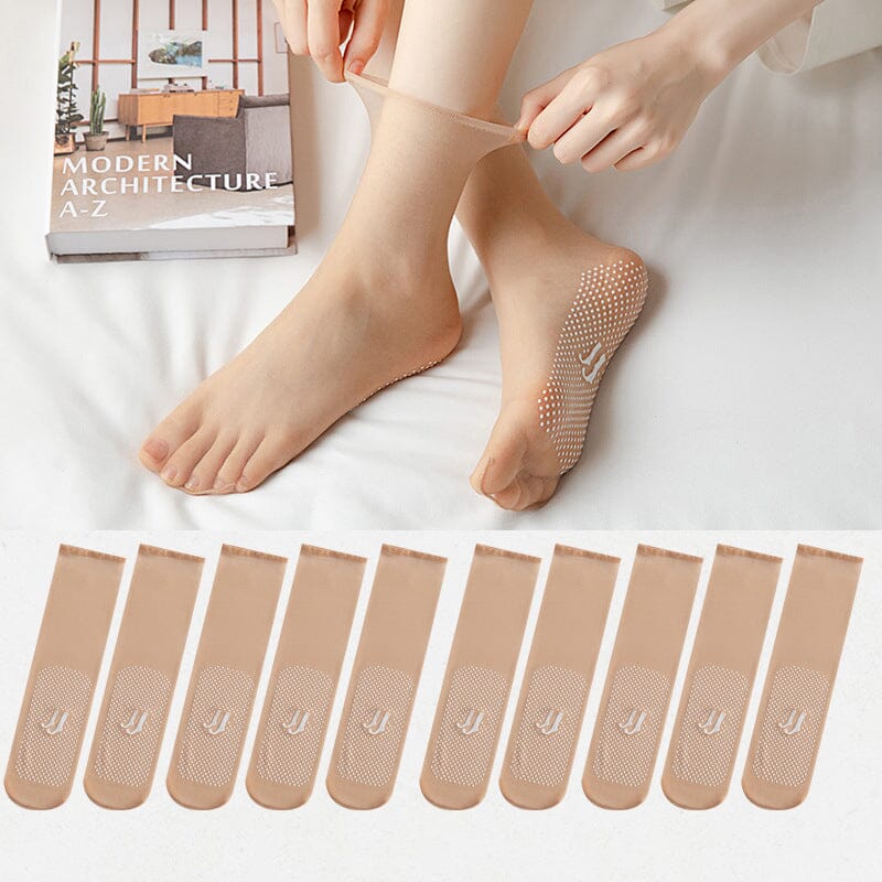 CrystalSocks™ - Invisible, non-slip Crystal Silk socks [last day discount]