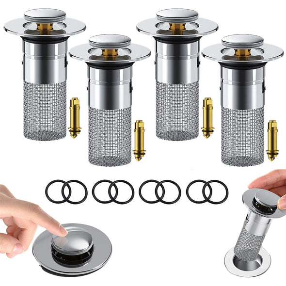 Draincatch Stainless Steel Pop-Up Sink Drain Filter | BUY 1 GET 1 FREE (2PCS)