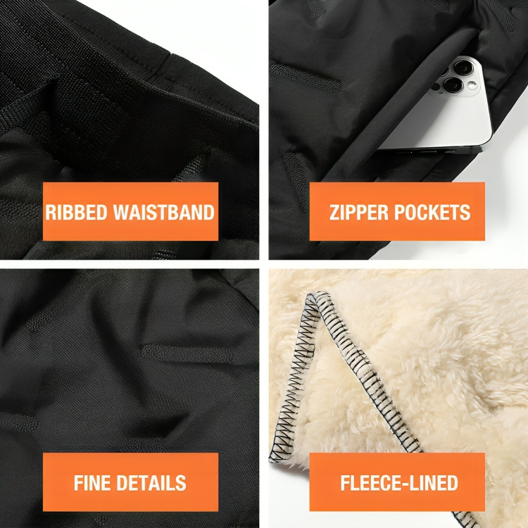 | PolarPants | Waterproof unisex thermal pants with fleece lining