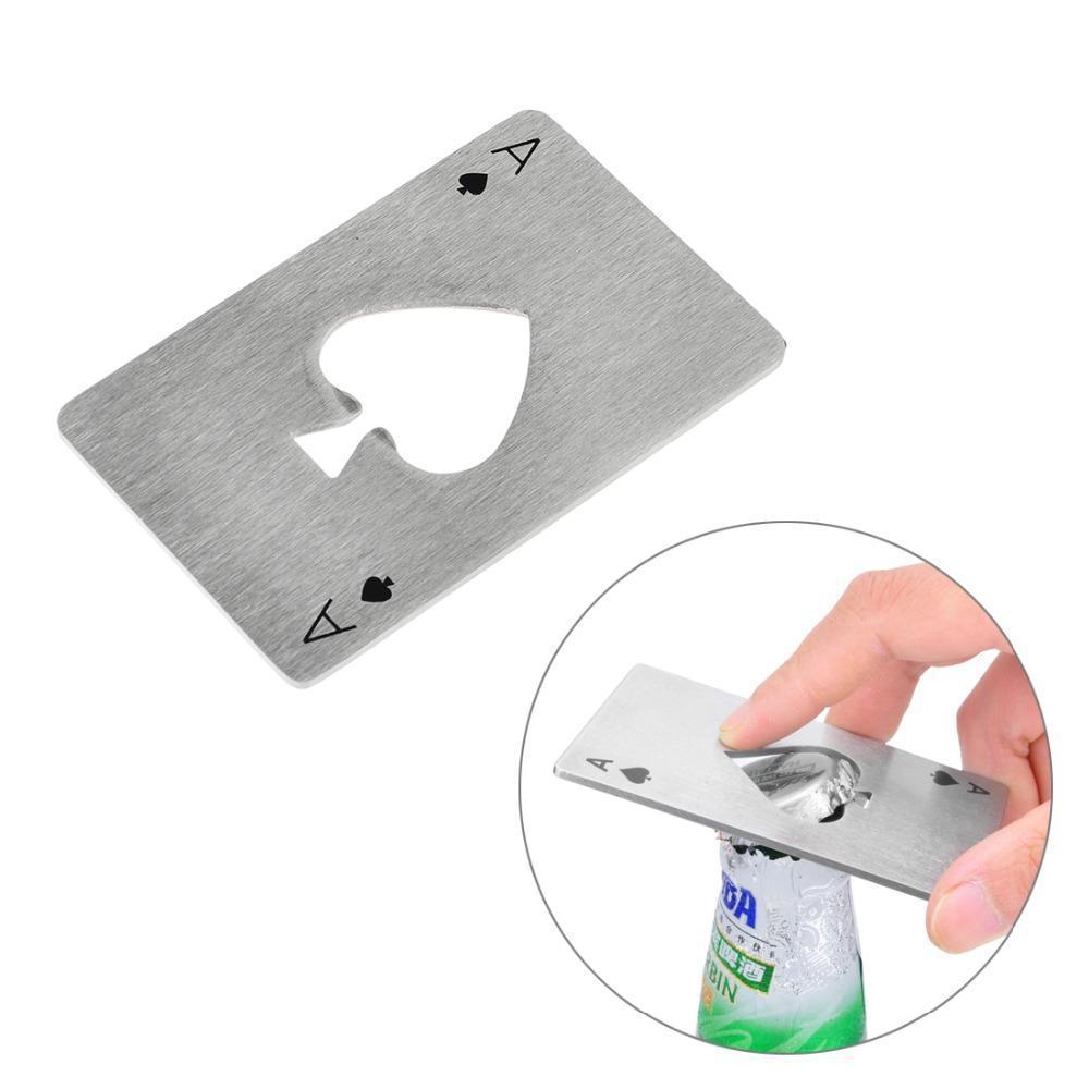 Poker Card Bottle Opener
