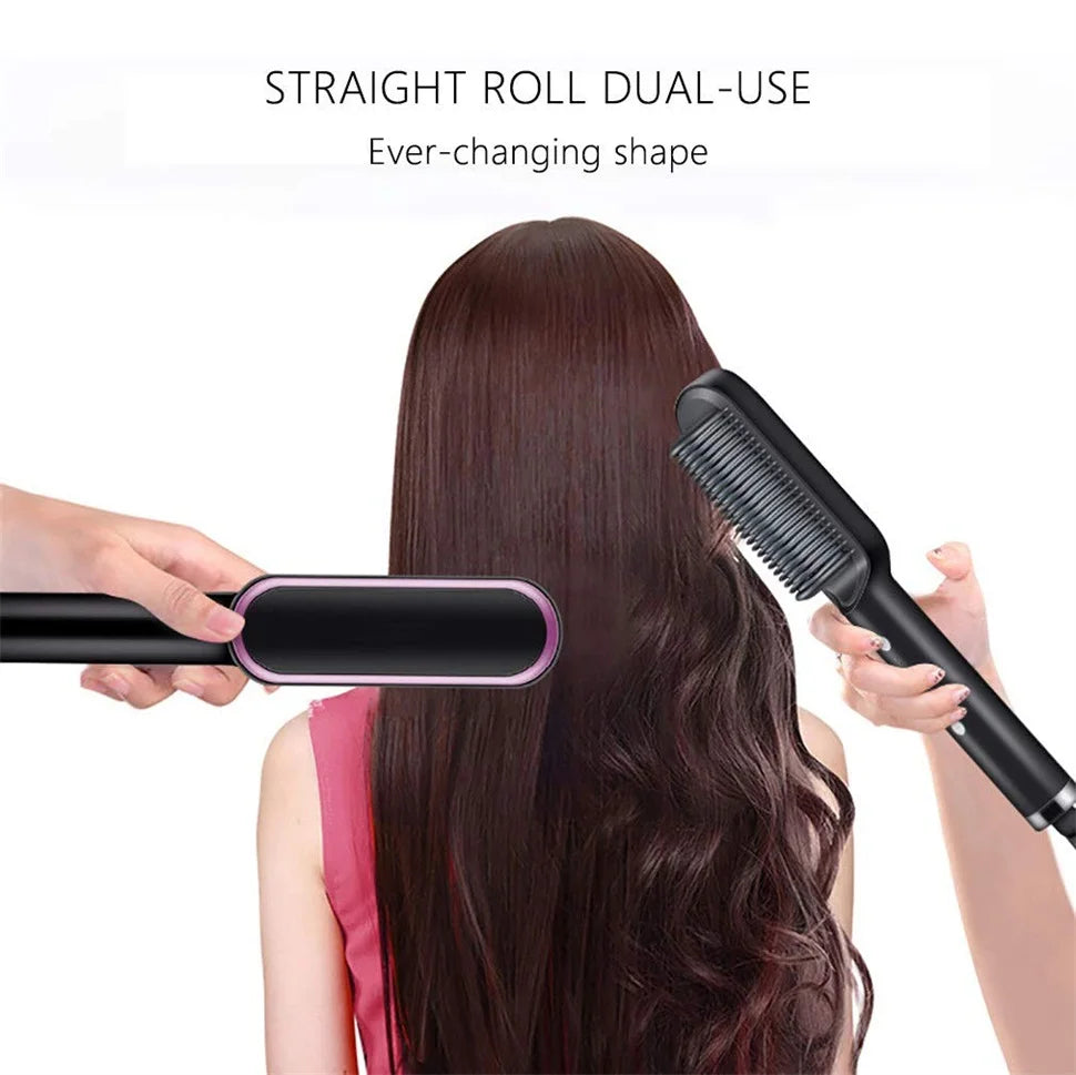 NEW! Straightener Brush Comb