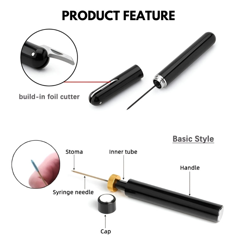 Corky™ - Air pressure wine opener