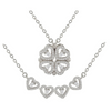Maxine™ - 4 hearts shamrock necklace