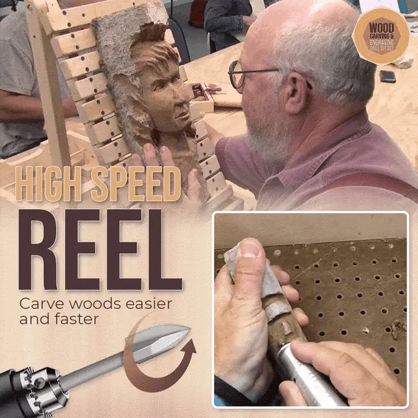WoodCarve - Engraving Drill Set | 5 Different Sizes