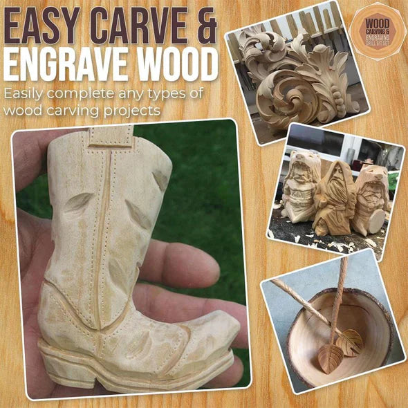 WoodCarve - Engraving Drill Set | 5 Different Sizes